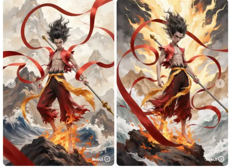 AI制作哪吒舞台走秀视频的项目-知本资料汇集库