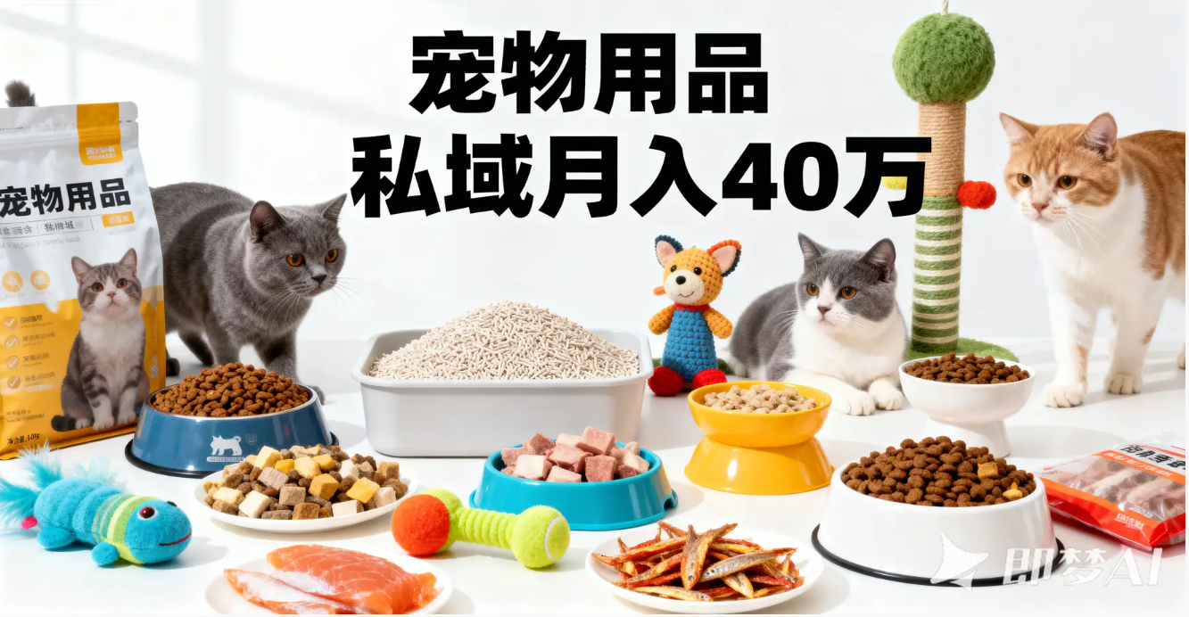宠物用品私域运营的精准掘金之道玩法-知本资料汇集库